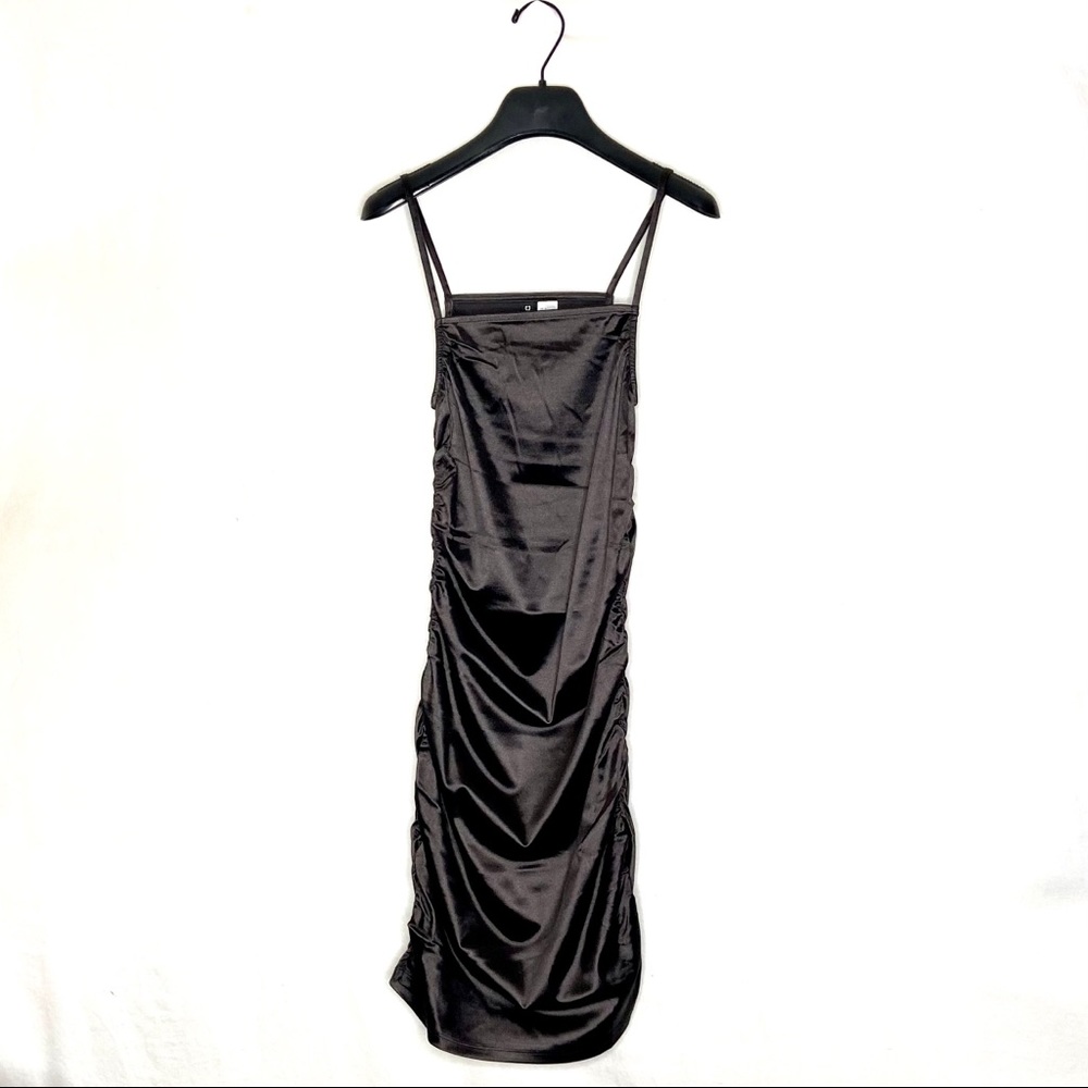 H&M Silky Spaghetti Strap Square Neck Dress